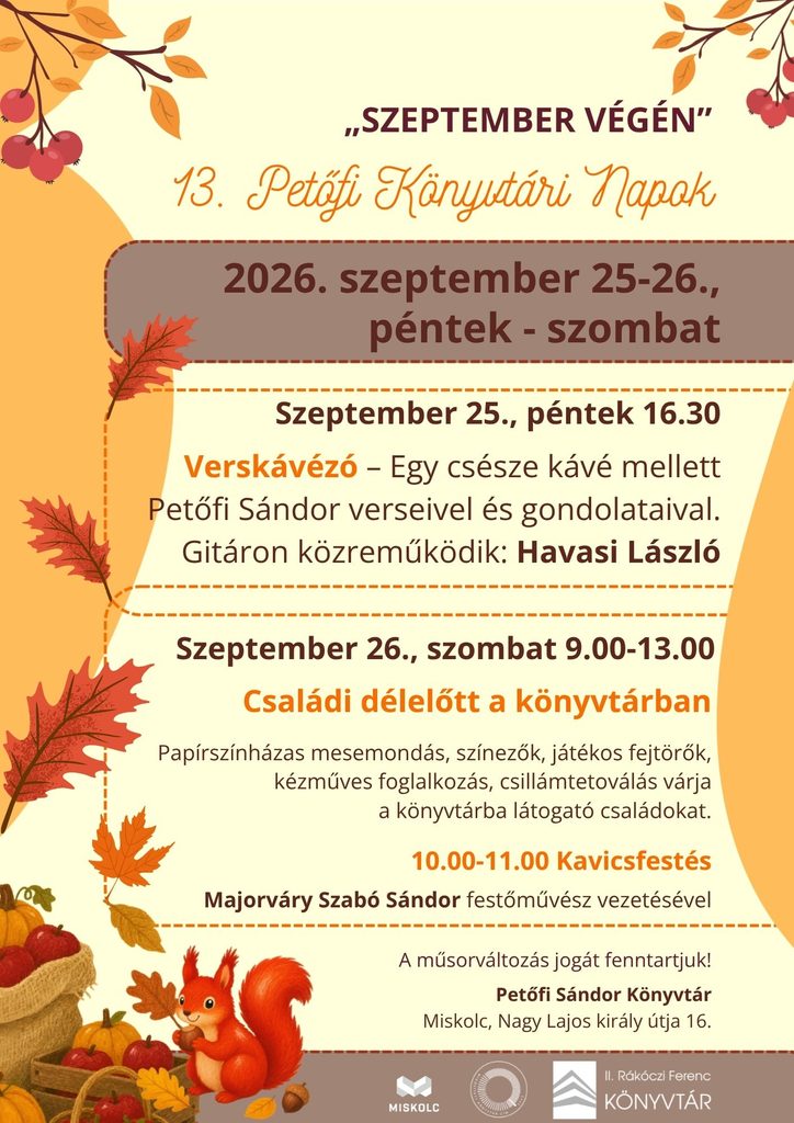 13. Petőfi Könyvtári napok (1)